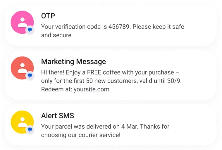 US SMS API examples: OTPs, mass texting, and SMS marketing with MoceanAPI